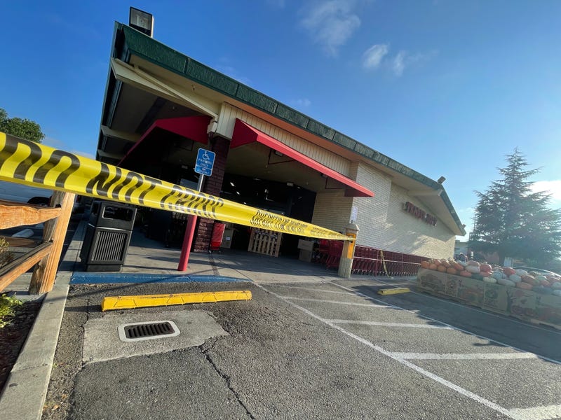 A Trader Joe's in Castro Valley is closed on Friday after car crashed into the store the day before.