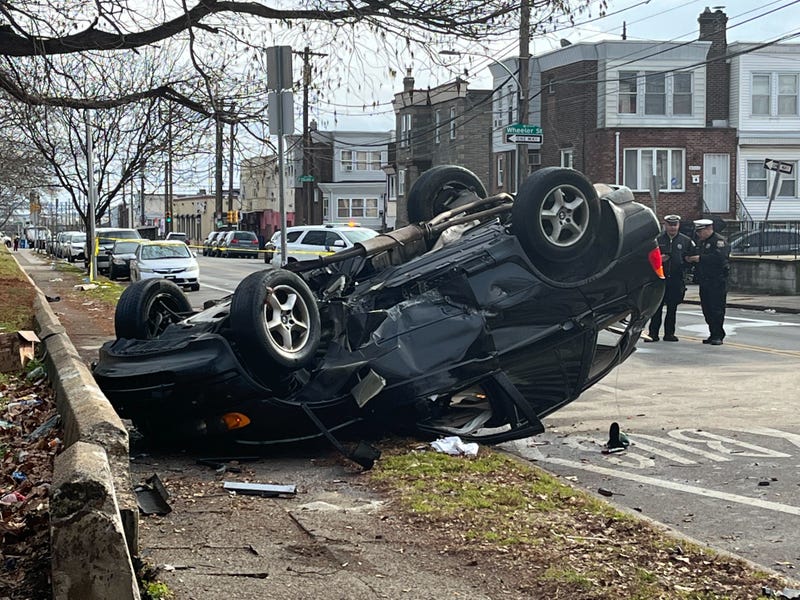 Car crash Southwest Philadelphia