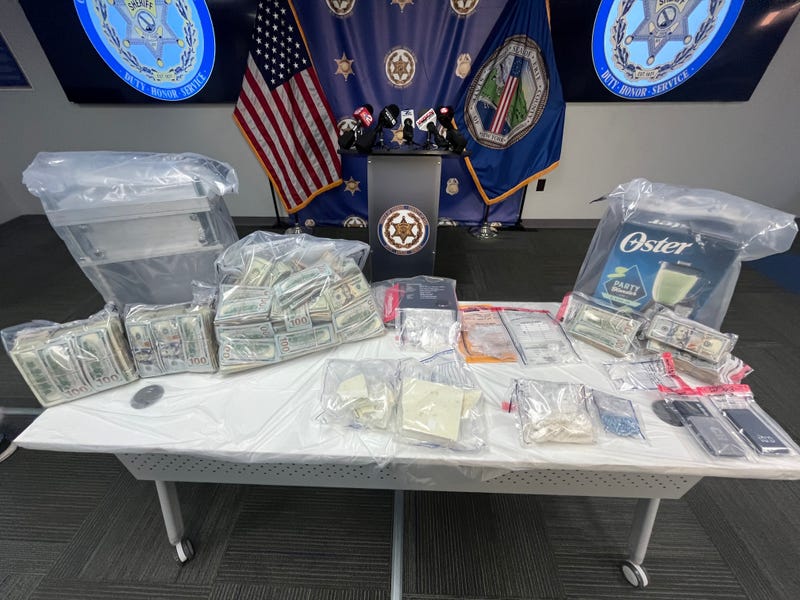 Erie County Sheriff's narcotics and cash seizure