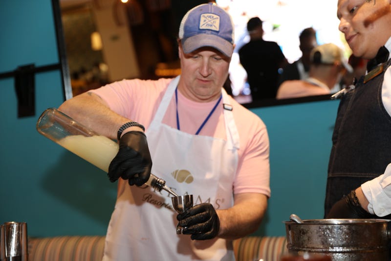 Bill cheffing it up recreating authentic Mexican dishes