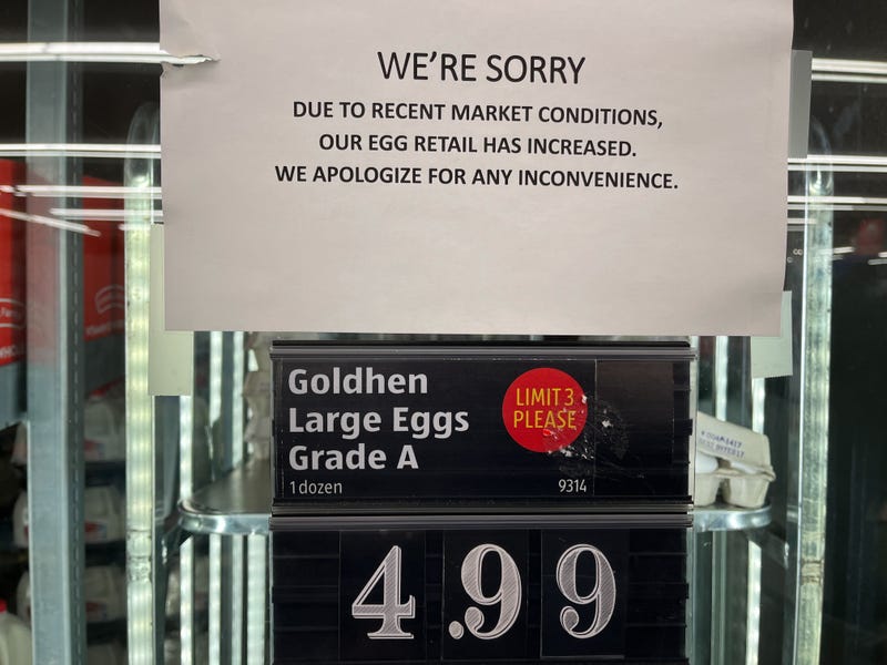 The egg case at Aldi in Wynnewood, Pa. 
