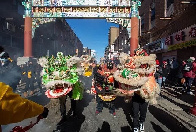 Philadelphia Suns lion dance