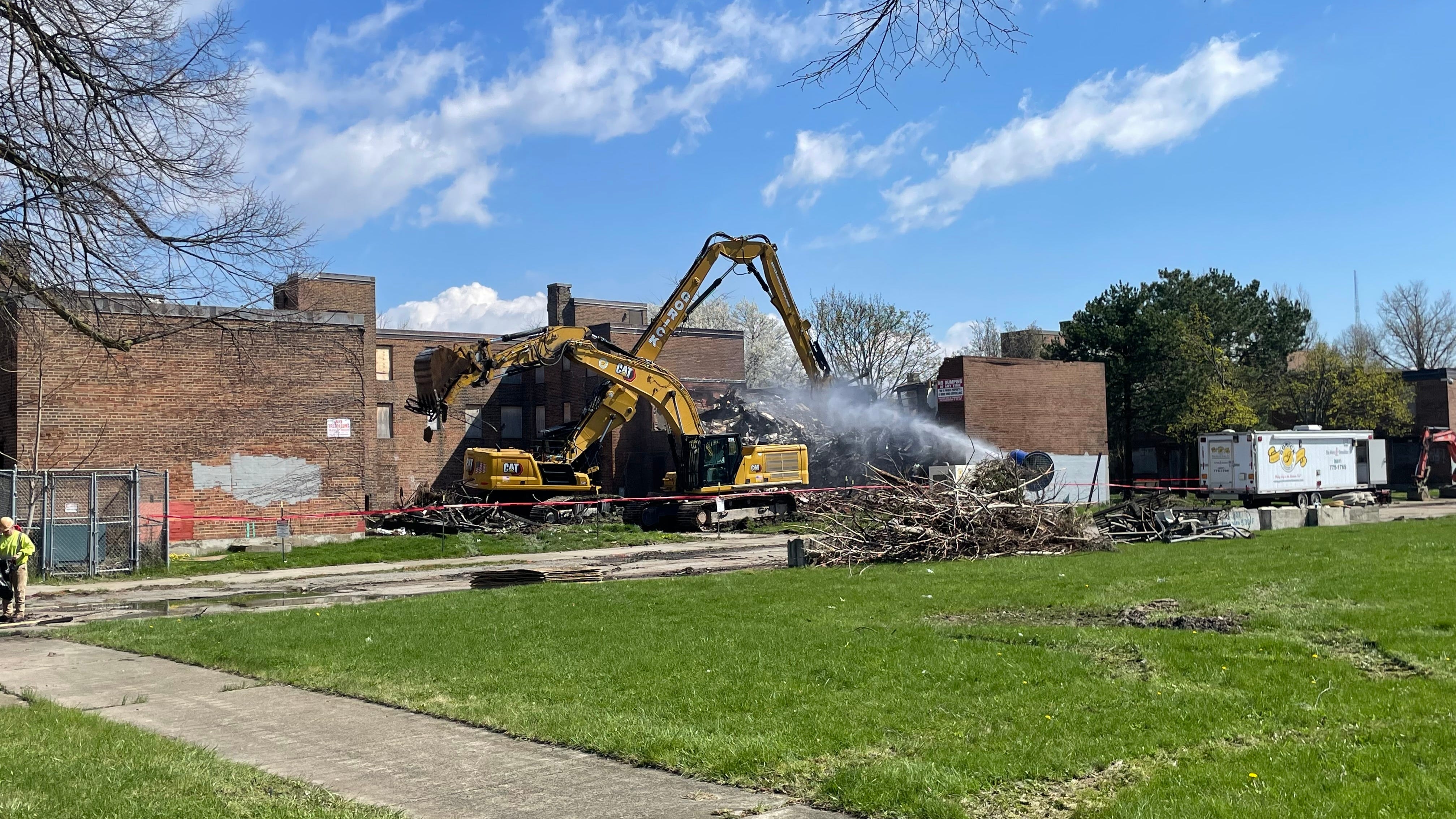 Demolition underway for Perry Projects