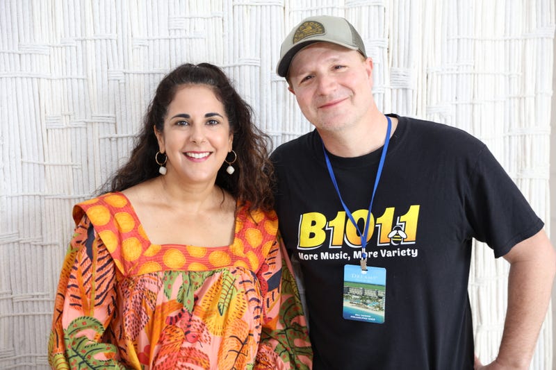 Bill with Journalist and Author of Miami Cooks, Sara Liss