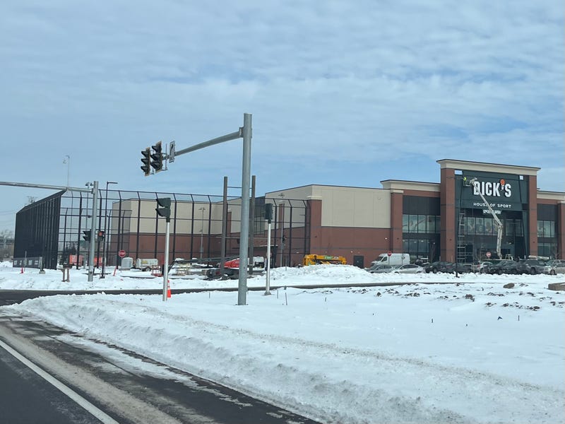 Dick's House of Sports will include an outdoor playing field.