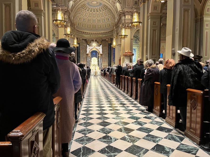 inside the Cathedral Basilica of Saints Peter and Paul