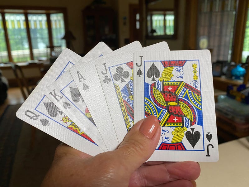 Unbeatable euchre hand