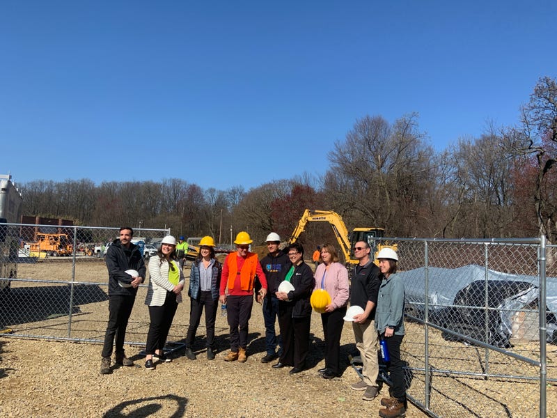 Construction has begun on the Philadelphia Reforestation Hub, a new lumber yard in Fairmount Park.