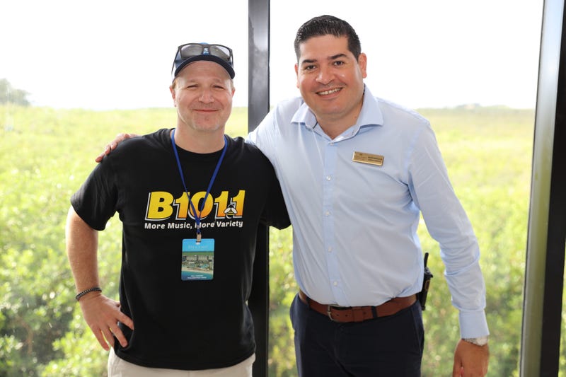 Bill Tafrow with Xavier Manteco, Resident Manager of Dreams Natura