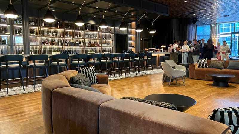 Bar and lounge space within the new "The Mockingbird on Main Street" venue space