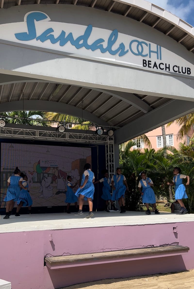 Day 2: Primary School Children performing at Sandals Ochi in Ocho Rios, Jamaica