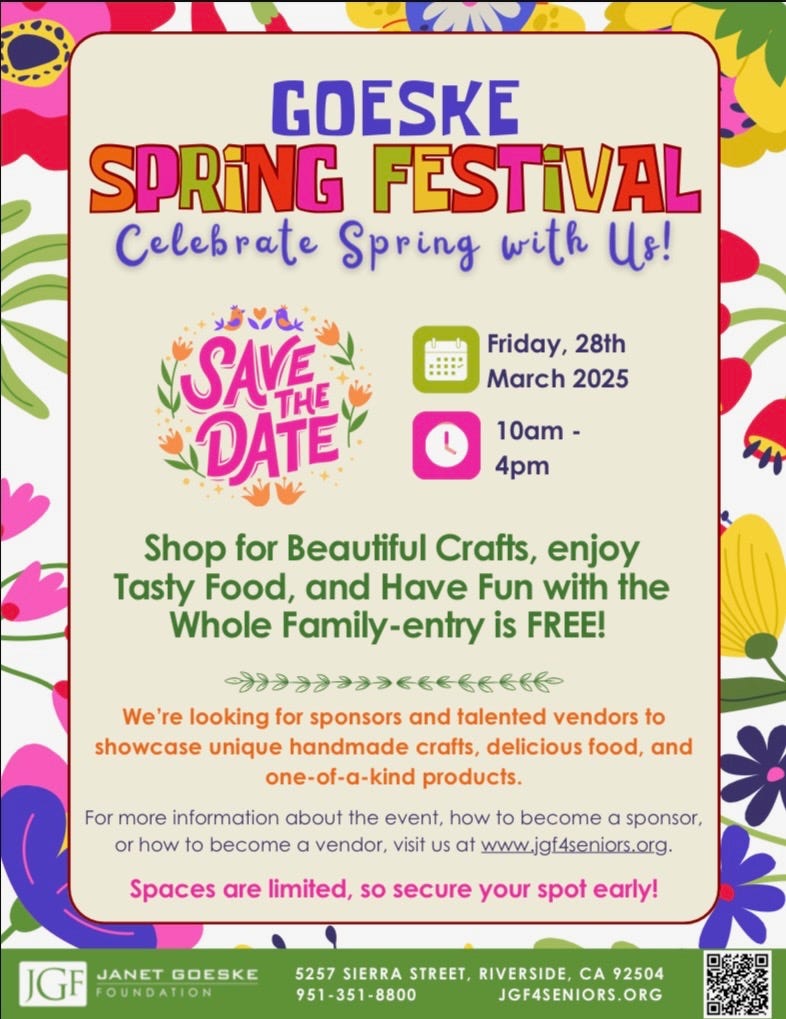 Goeske Spring Festival flyer