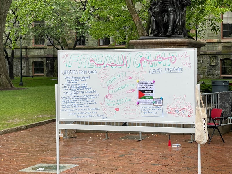 Pro-Palestinian encampment protest at Penn
