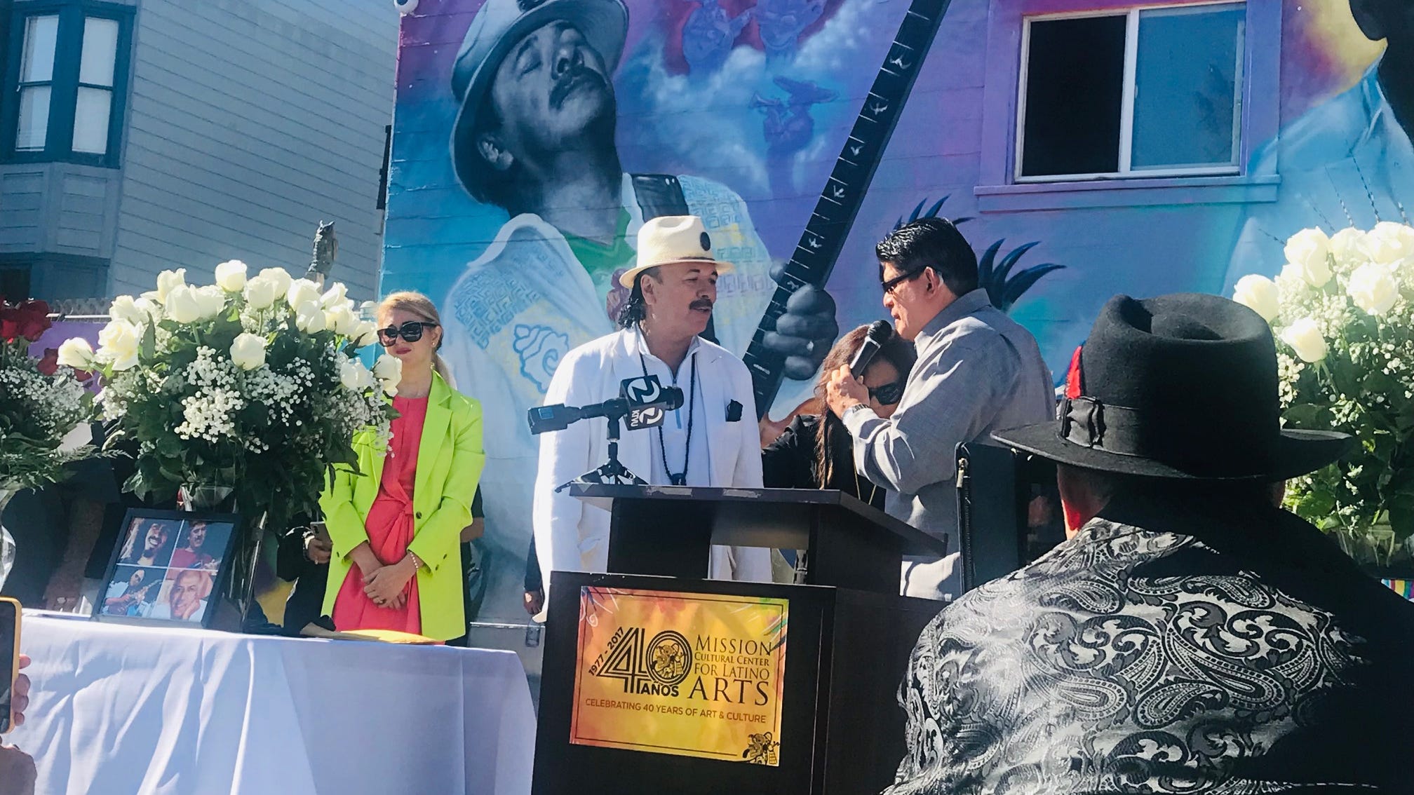 New San Francisco mural celebrates Carlos Santana, family's musical legacy