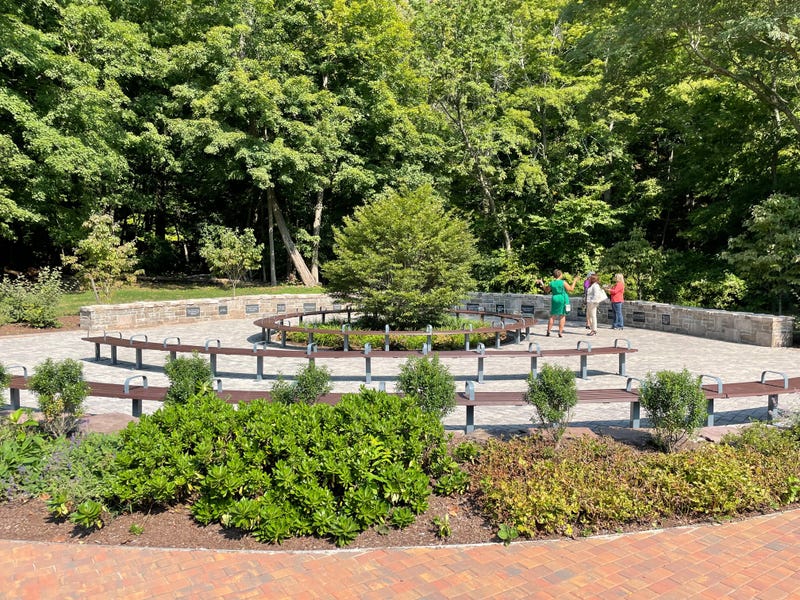 The "Tree of Life" Plaza at the New Haven Botanical Garden of Healing
