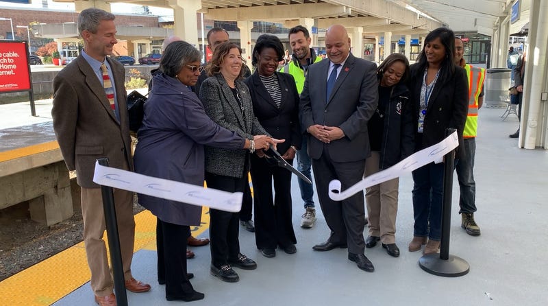 A ribbon-cutting ceremony was held on Nov. 15, 2024, to welcome upgrades made to the SEPTA platforms at Philadelphia International Airport.