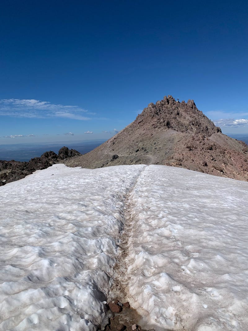 The Pacific Crest Trail runs along the spine of California from Mexico to Canada through California, Oregon and Washington.