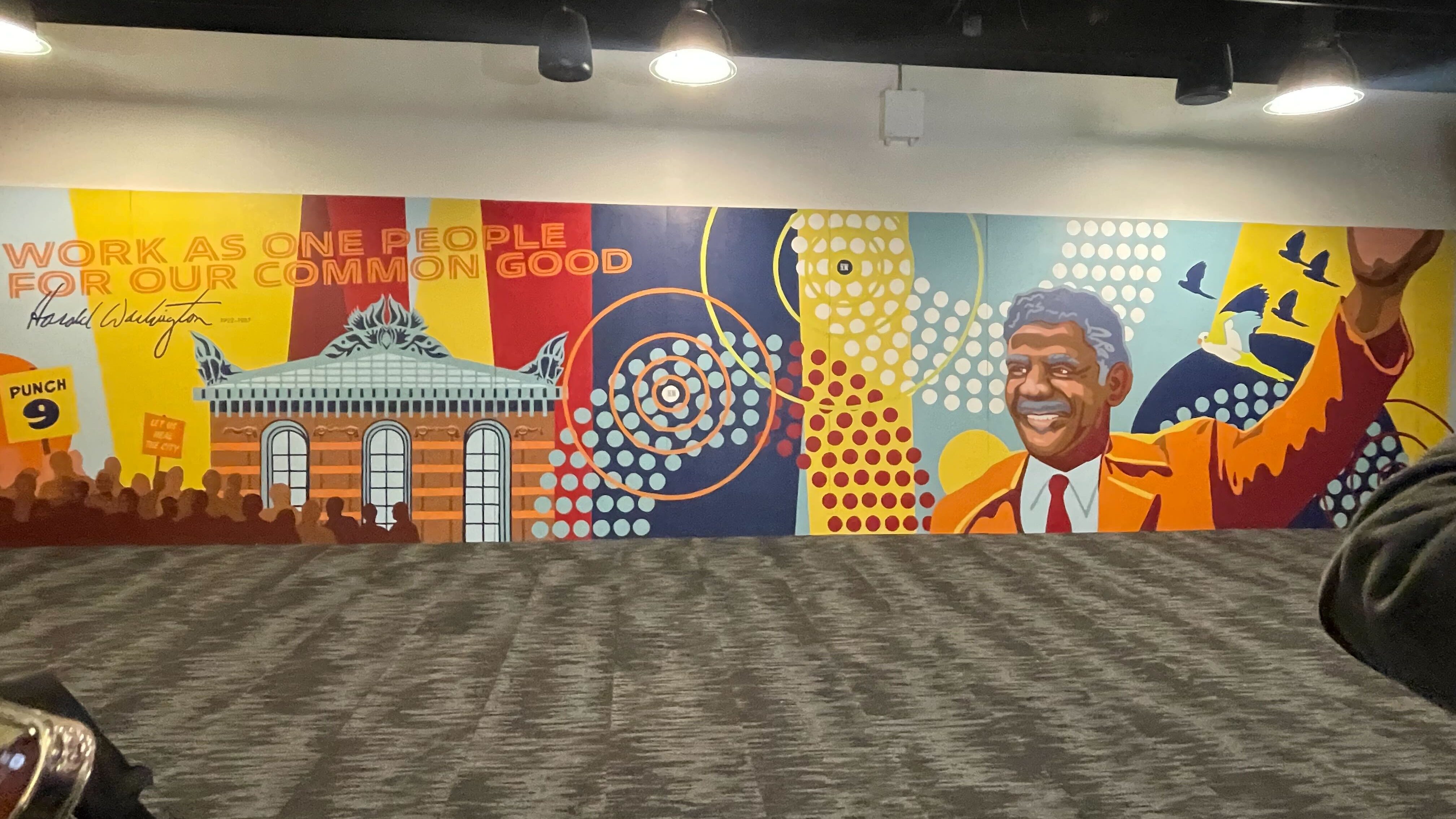Former mayor Harold Washington honored with new mural