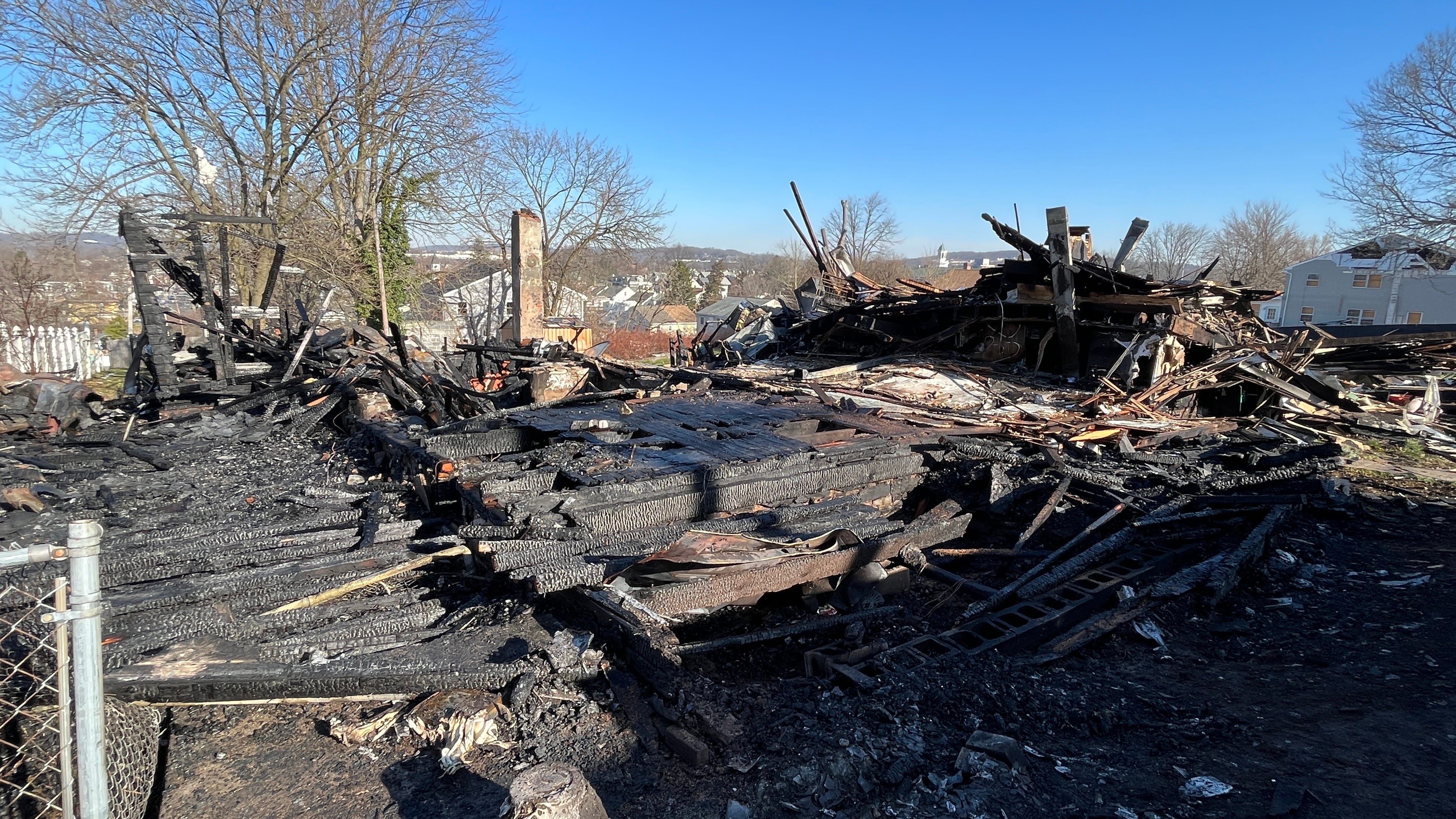 Fire destroys vacant homes damaged a year prior in deadly Pottstown explosion