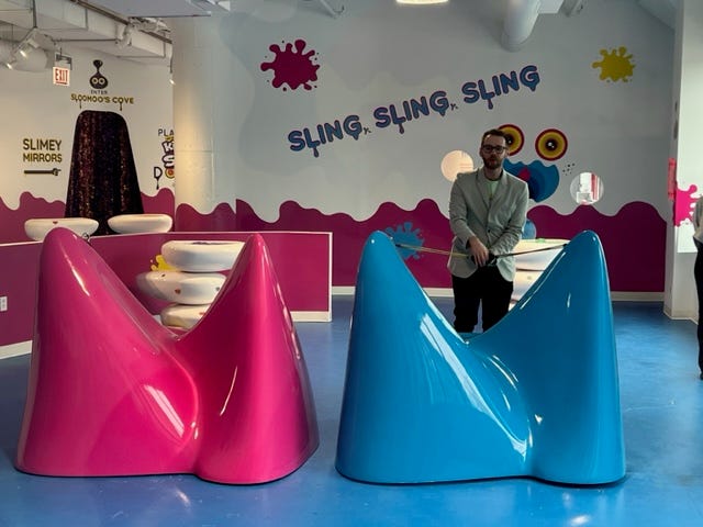 Slime slingshot