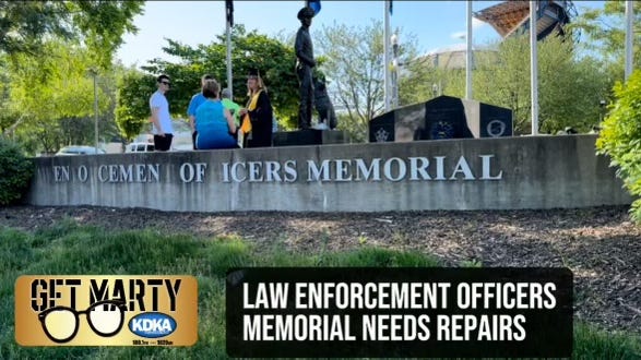 Memorial honoring fallen police officers vandalized