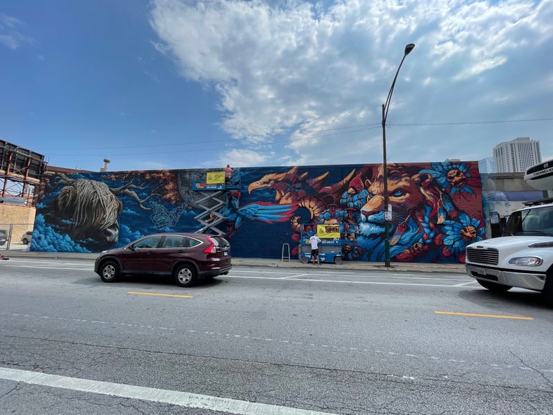 Artists from across the country are in Chicago this week, brightening up the walls of the city's neighborhoods.