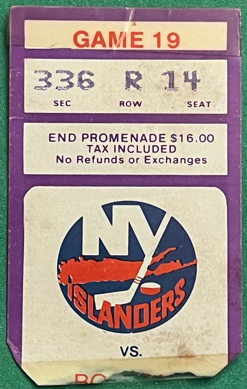 Ticket stub