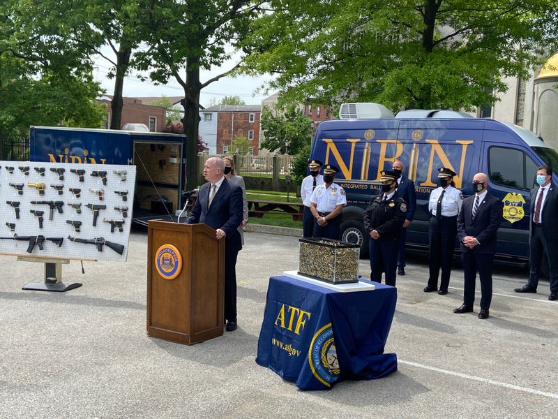 ATF and Philadelphia Police unveiling a new mobile gun analysis unit to assist with firearm-related crimes.
