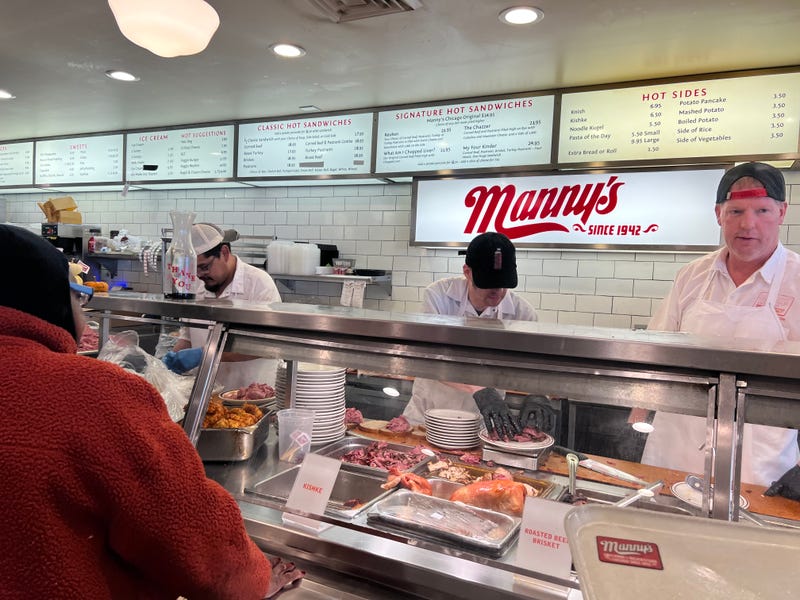 Now through Sunday, the first 300 people in line at Manny's Deli in the South Loop will receive a free meal of a sandwich, potato pancakes and a drink when they show their SNAP Card. 