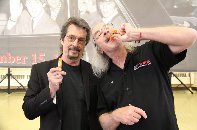 Bill and Michael at a blood drive