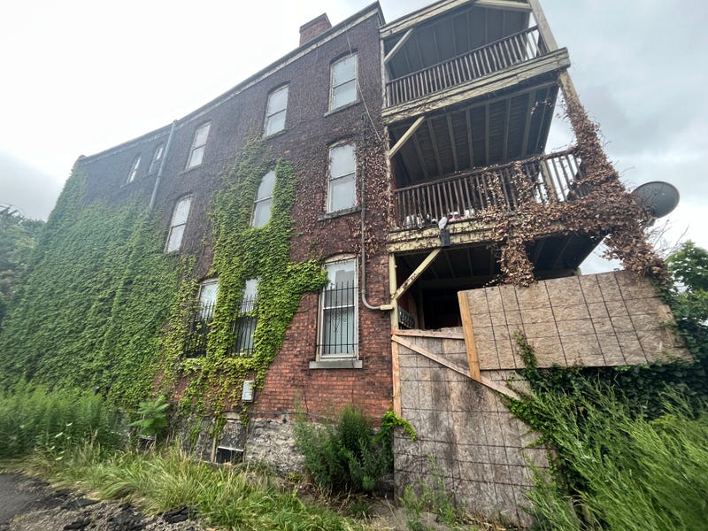 An abandoned house on St. Louis Place in Buffalo