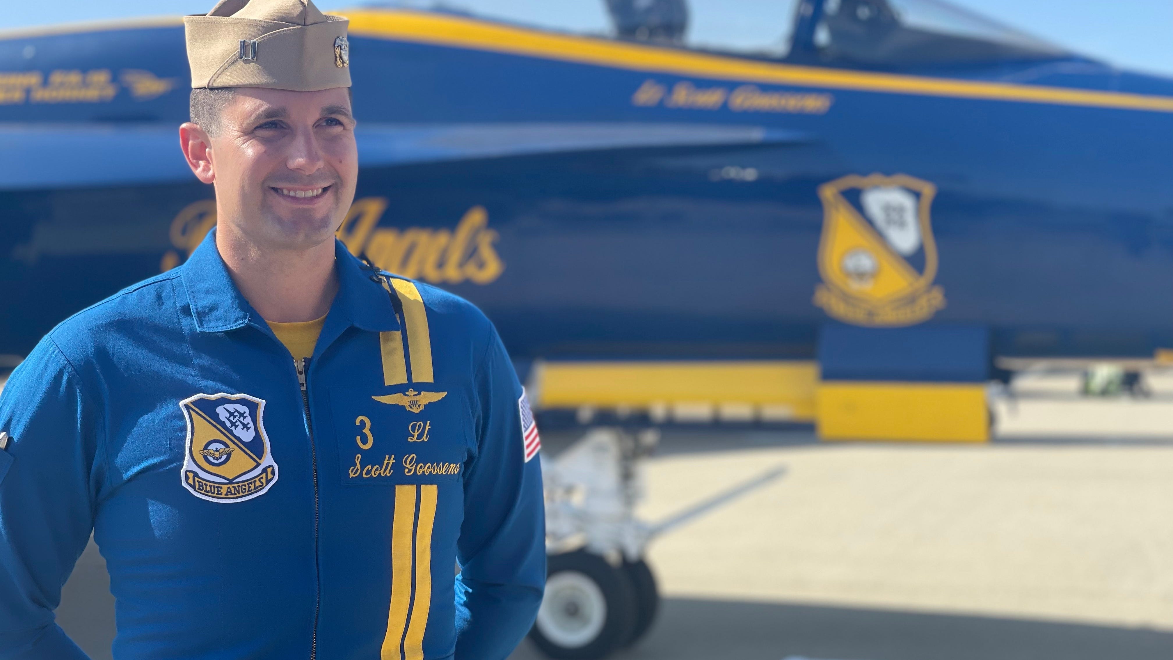 Meet the San Francisco native flying over hometown with Blue Angels
