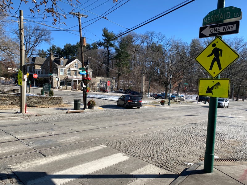 Chestnut hill crosswalk