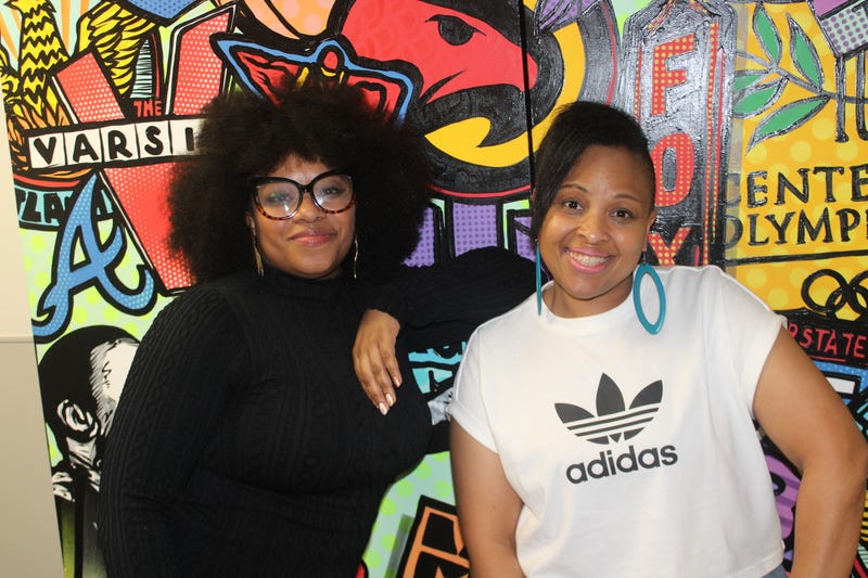 (L To R) "Celebrity Vocal Coach" Ebony Sowell-Franklin "Good Vibes" Host DJMs.Eclectic