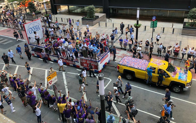 Hometown Heroes parade