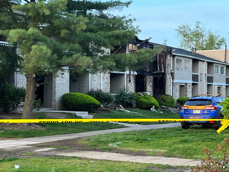 Apartment complex in Maple Shade, Burlington County.