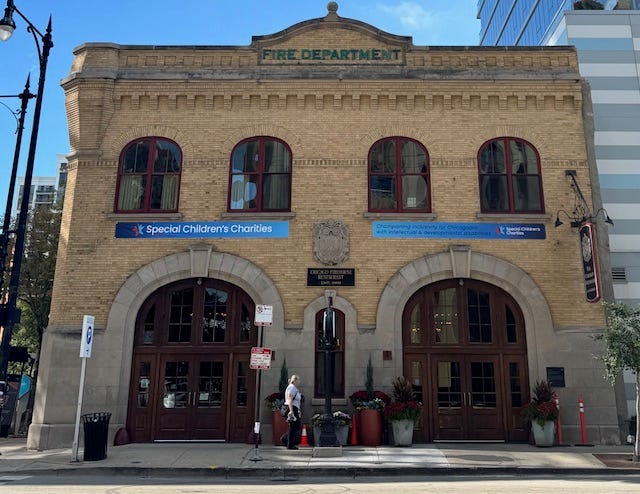 Chicago Firehouse Restaurant, formerly a firehouse built in 1905