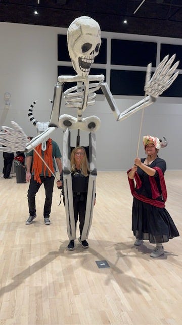Columbia College students' parade creations