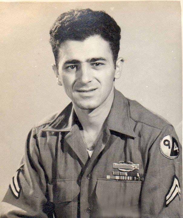 Word War II veteran Cpl. Ralph Conte served in the United States Army from December 1942 through 1945.