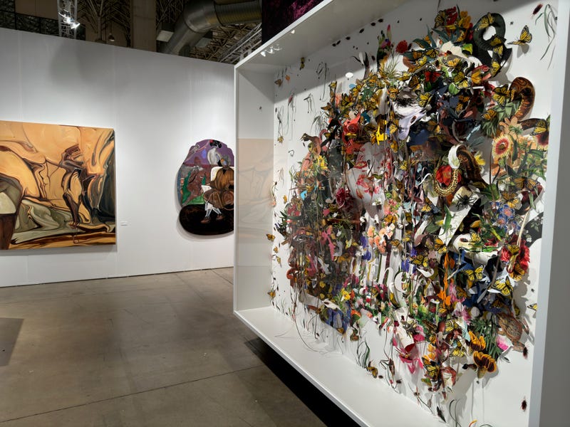 One of the thousands of modern art pieces included in Expo Chicago, which opened on April 11. Expo Chicago Artistic Director Kate Sierzputowski said 170 art galleries and more than 30 countries are represented at this year's event.