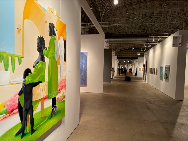 Artwork inside of Expo Chicago