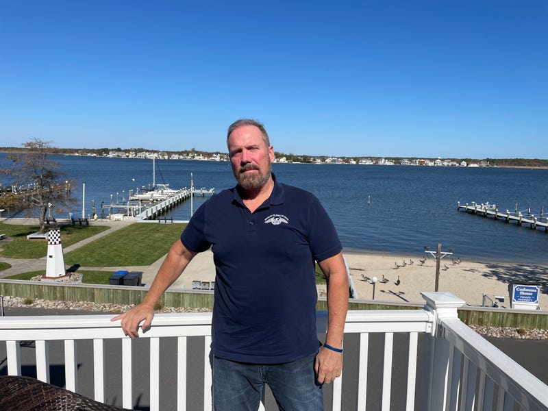 Doug Quinn at his home in Toms River.