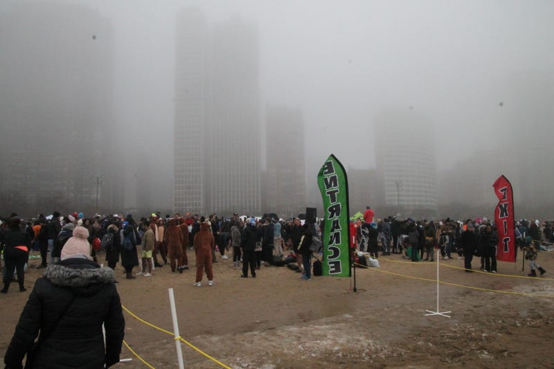Line up for polar plunge