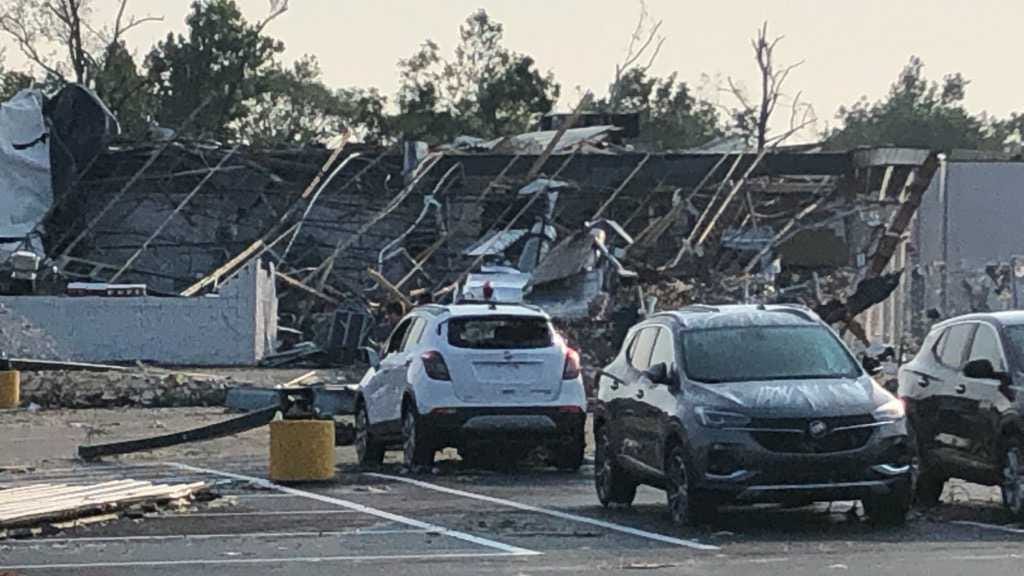 PHOTOS: Tornado decimates Pa. car dealership as severe storms move through NJ