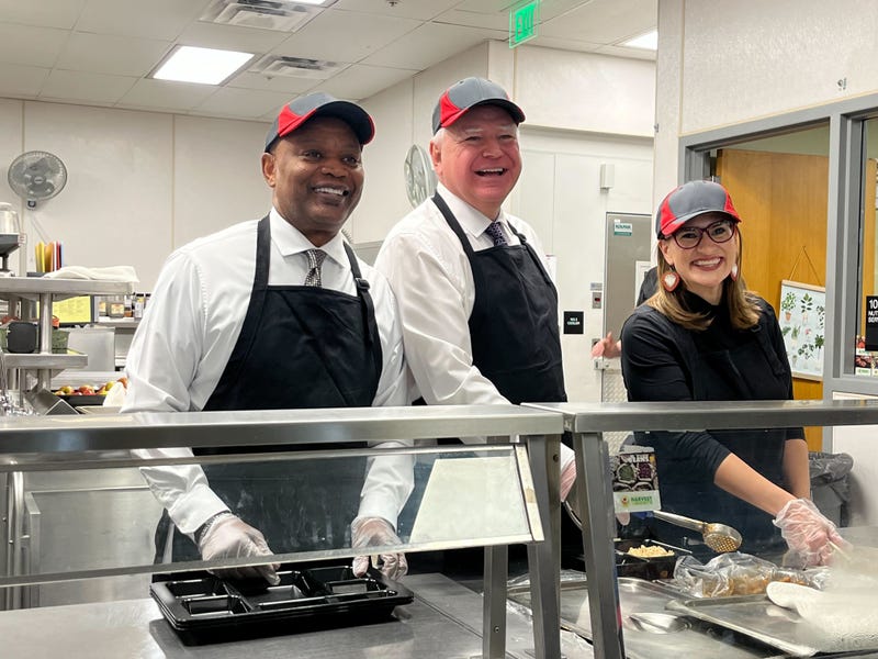 Governor Tim Walz, Free Meals, Kids, Students, School Lunch