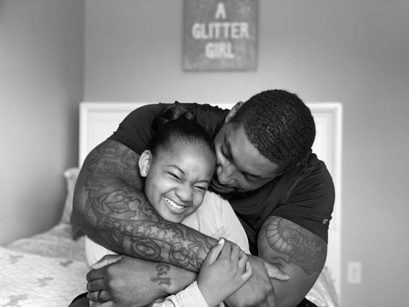 Devon Still and his daughter, Leah