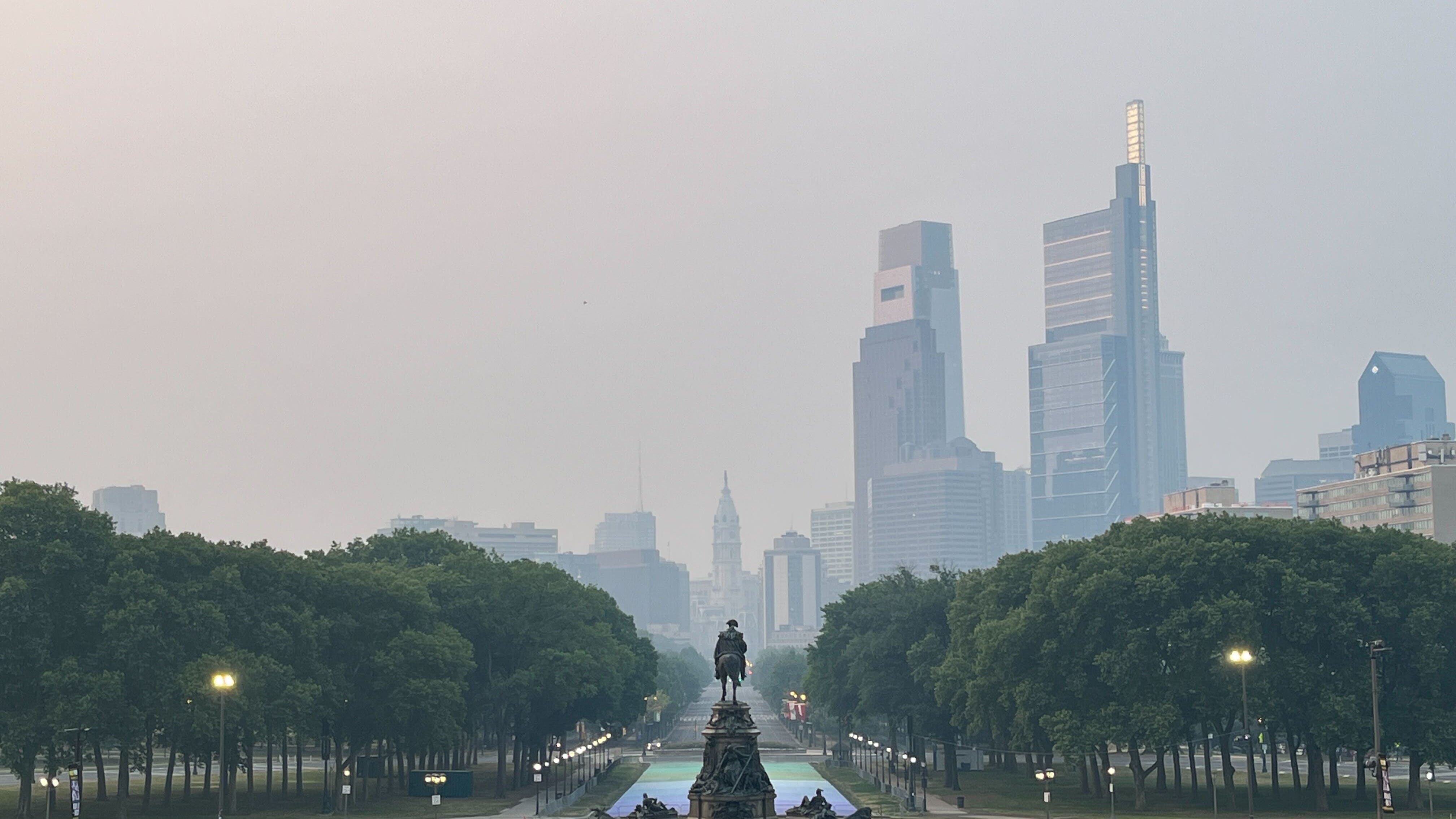 Philadelphia schools go virtual, as air quality from smoky Canada wildfires remains stubbornly poor