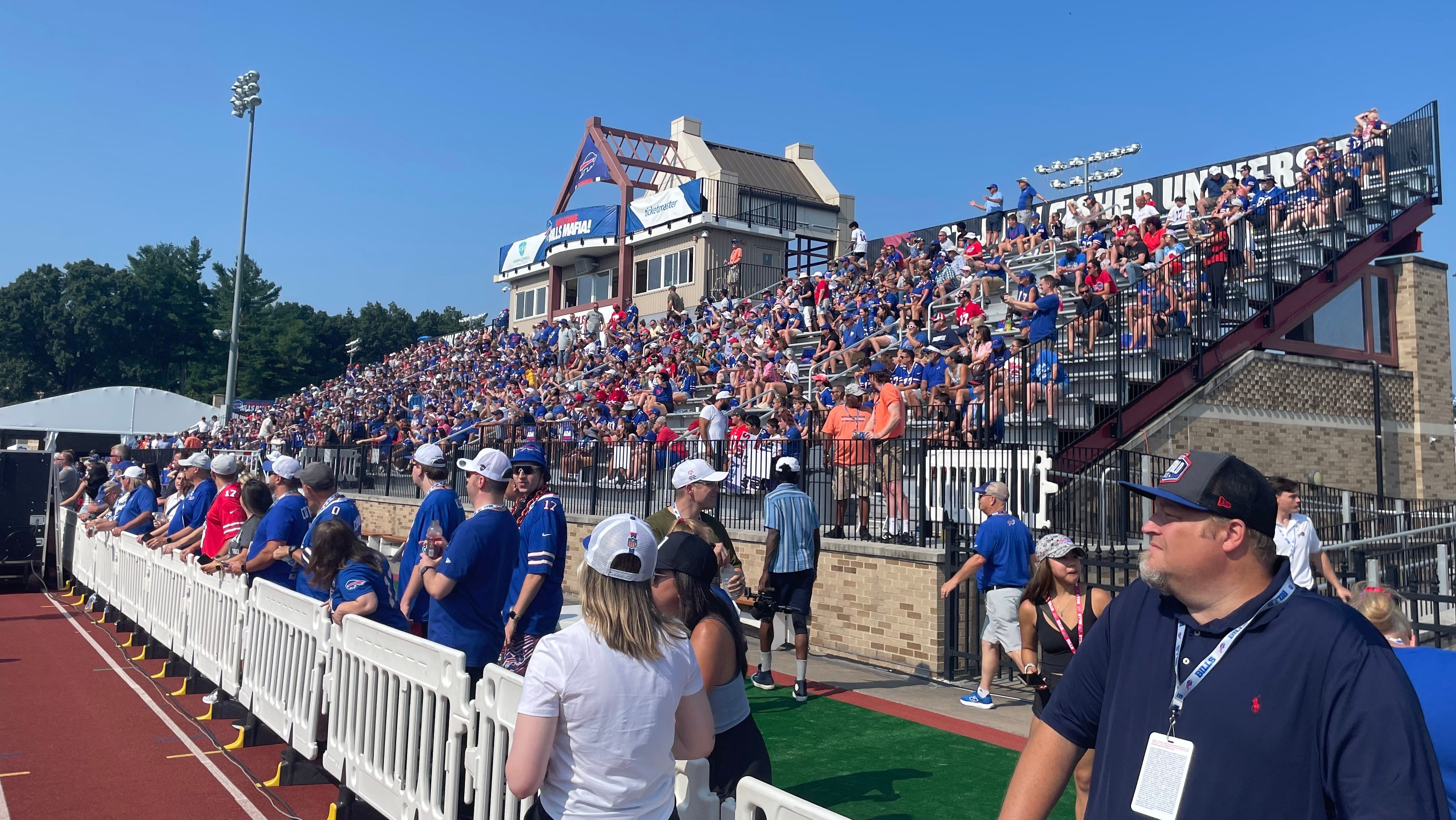 'Bills Mafia' floods St. John Fisher University for return of Bills training camp