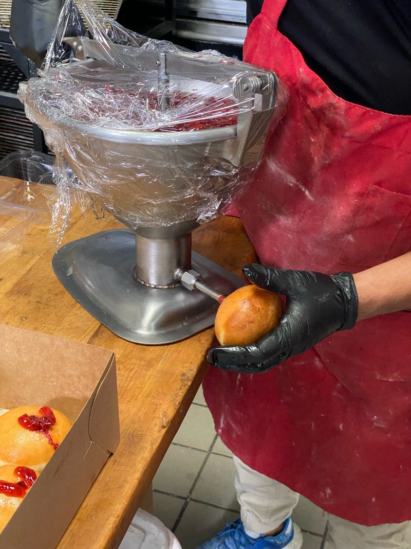 Frena Bakery, located at 132 6th Street South of Market in San Francisco, has been dishing up sufganiyot since they opened in 2016.