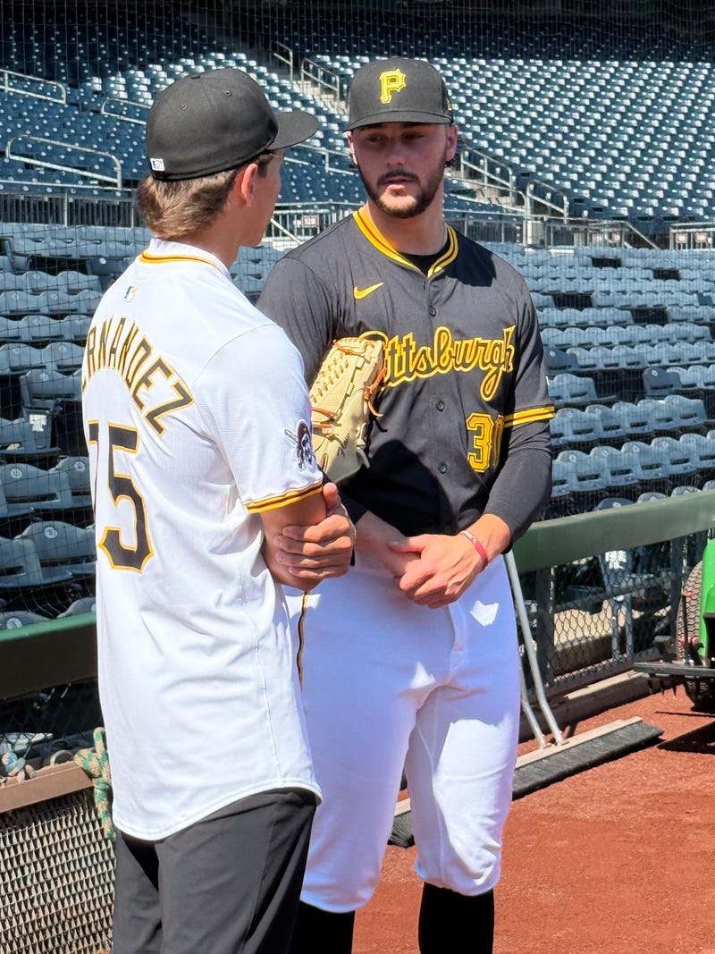 Seth Hernandez with Paul Skenes